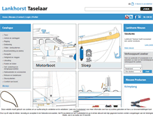 Tablet Screenshot of lankhorst-taselaar.nl